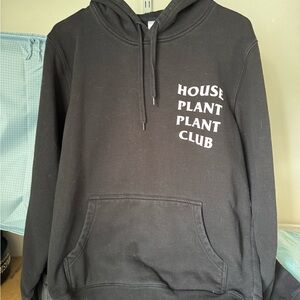 House Plant Plant Club Black Hoodie Women Size S
